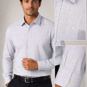 POGGIO CAMISA SOCIAL ML VISCOSE MAQUINETADO MILANO